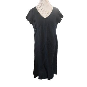 Lane Bryant Linen Dress Black size 14/16